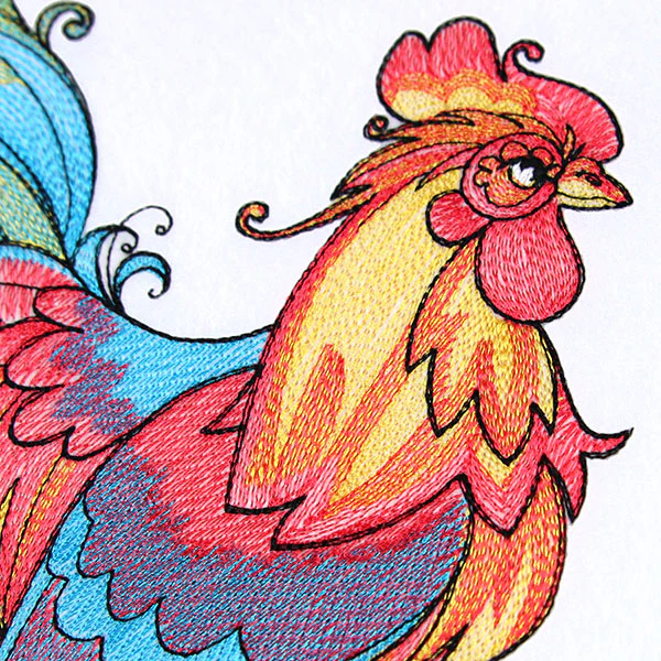 Color Theory Threads Rooster - Image 3