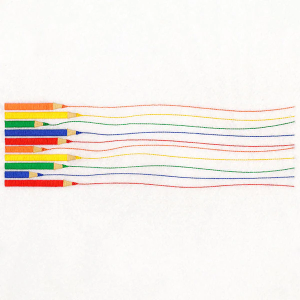 Colorful Pencil Border - Image 6