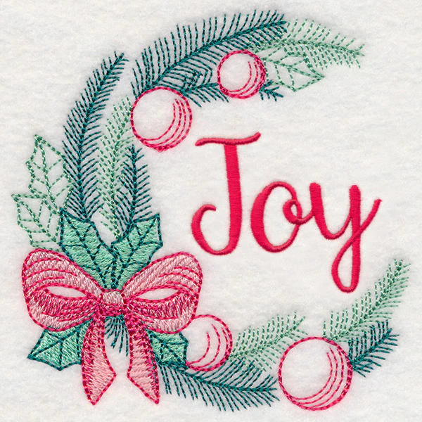 Colors of Christmas Wreath - Joy - Image 5
