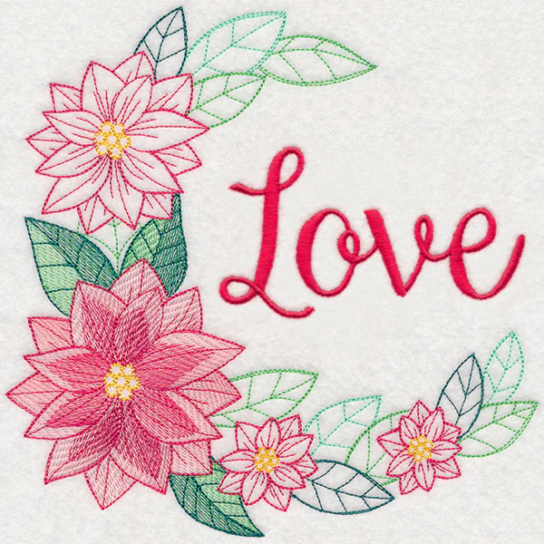 Colors of Christmas Wreath - Love - Image 6