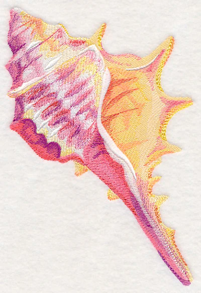 Conch Shell in Watercolor - Image 3