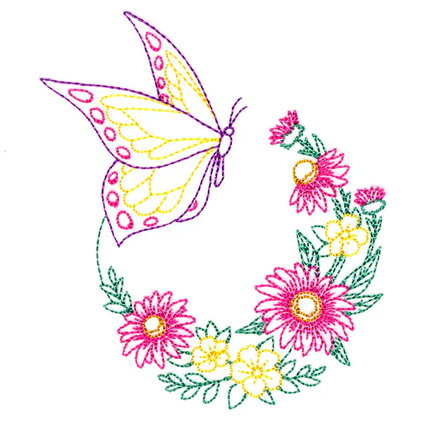 Coneflower Blooms Butterfly - Image 4