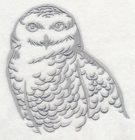 Cool Silhouette Snowy Owl
