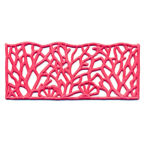 Coral Splash Candle Wrap (Lace) - Image 8