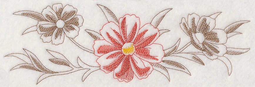 Cosmos Border (Toile)