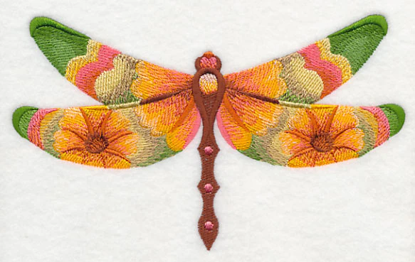 Cosmos Dragonfly in Watercolor - Image 2