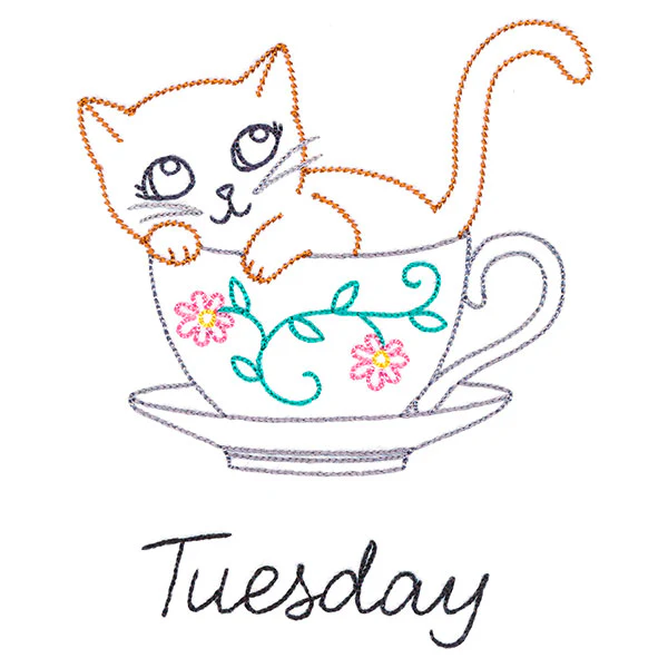 Cottage Kitty on Tuesday (Vintage) - Image 3