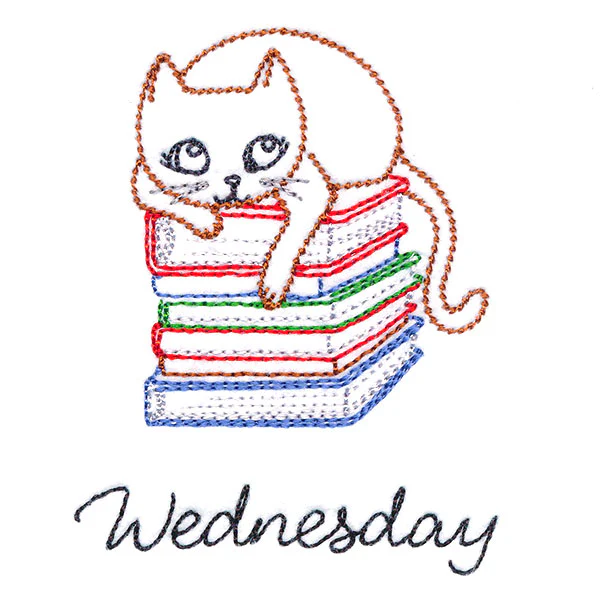 Cottage Kitty on Wednesday (Vintage) - Image 2