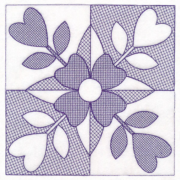 Cottage Nostalgia Quilting - Hearts (Trapunto)
