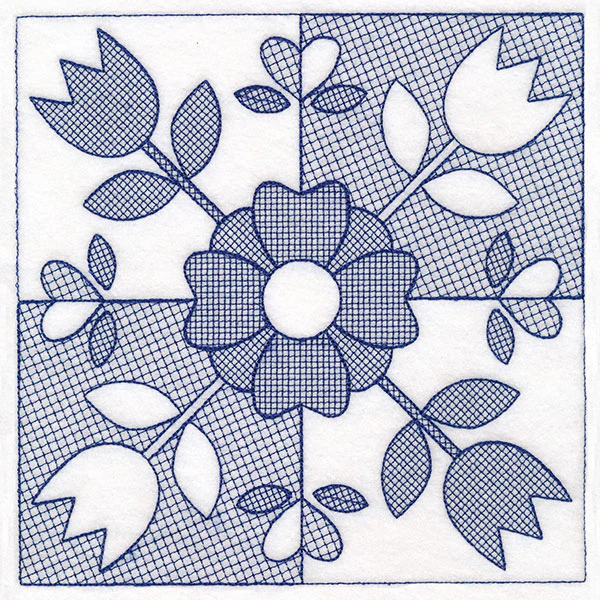 Cottage Nostalgia Quilting - Tulips (Trapunto)