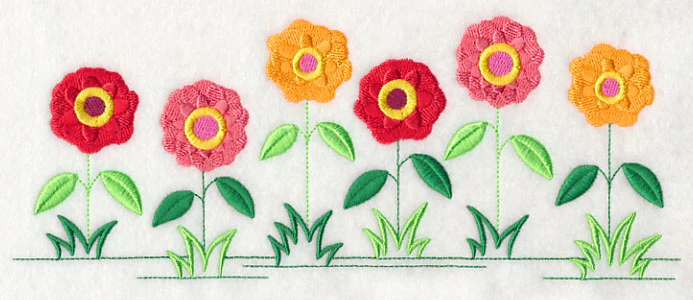 Country Charm Border - Zinnia - Image 2