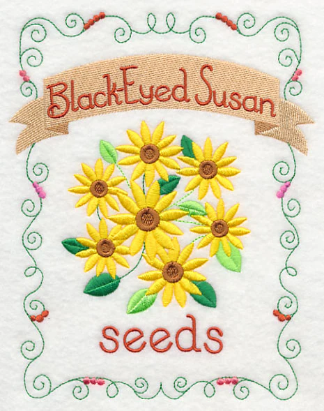 Country Charm Seed Packet - Black-eyed Susan - Image 2