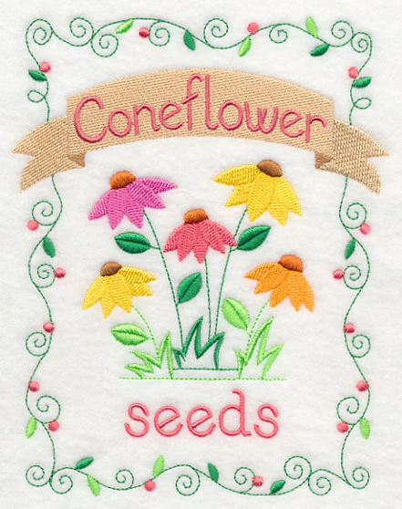 Country Charm Seed Packet - Coneflower - Image 3