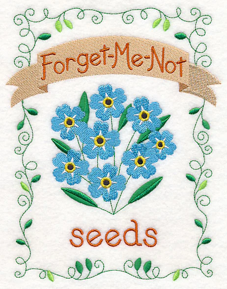 Country Charm Seed Packet - Forget-Me-Not - Image 2