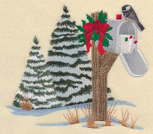 Country Christmas Mailbox - Image 2
