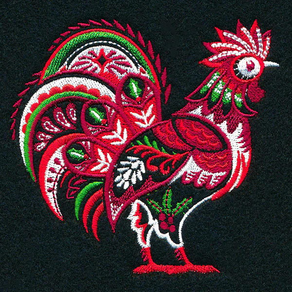 Country Christmas Rooster - Image 9