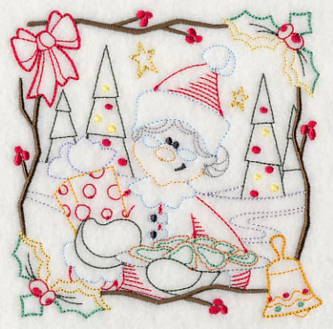 Country Christmas Square - Mrs. Claus (Vintage) - Image 4