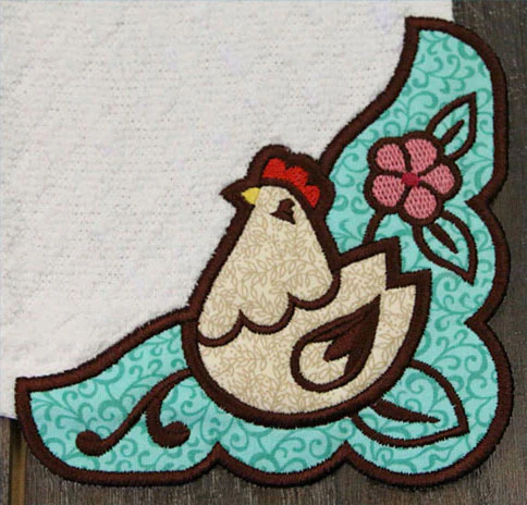 Country Cluck Corner - Right (Edgy Applique) - Image 3