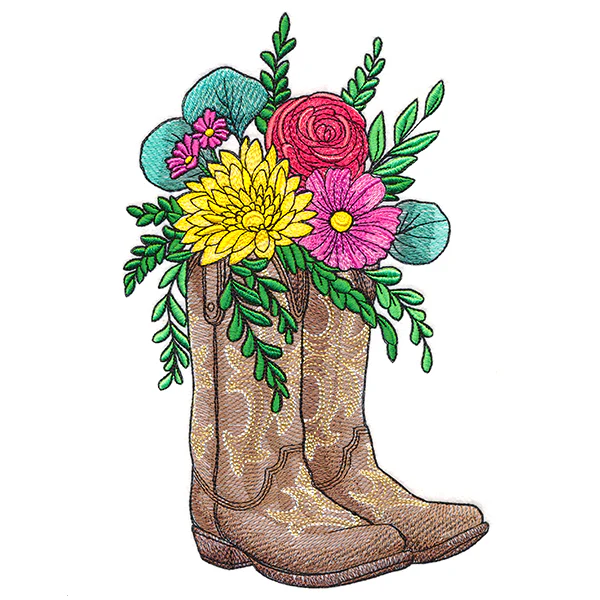 Country Cowboy Boots Bouquet - Image 2