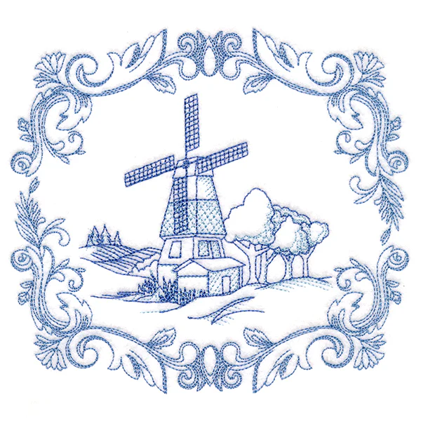 Countryside Farm Scene - Windmill - Image 3