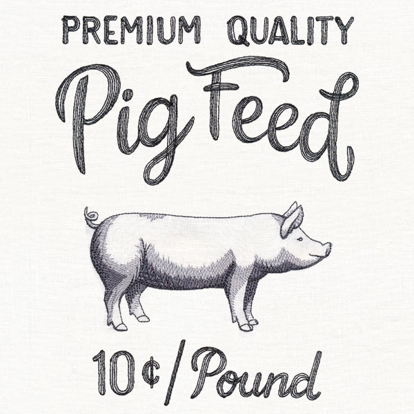 County Fair Sign - Premium Quality Pig Feed - Image 5