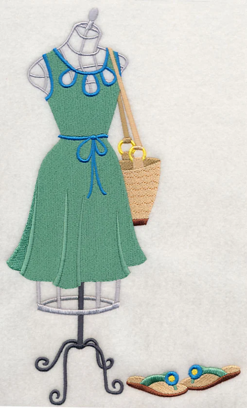 Couture Dress Form - Peekaboo Collar Dress - Image 5