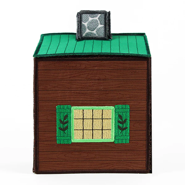 Cozy Cabin Tissue Box (In-the-Hoop) - Image 5