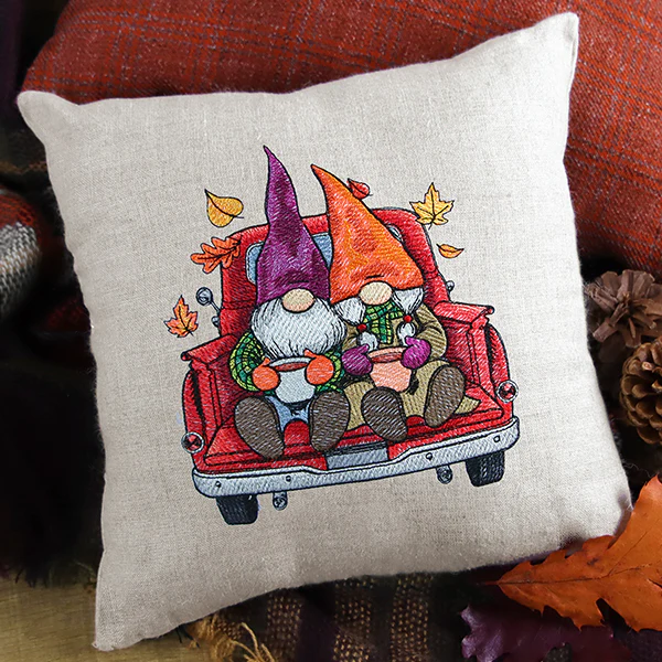 Cozy Gnome Retro Truck - Image 2