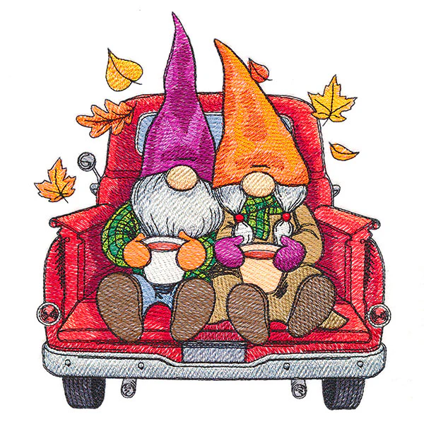 Cozy Gnome Retro Truck - Image 7