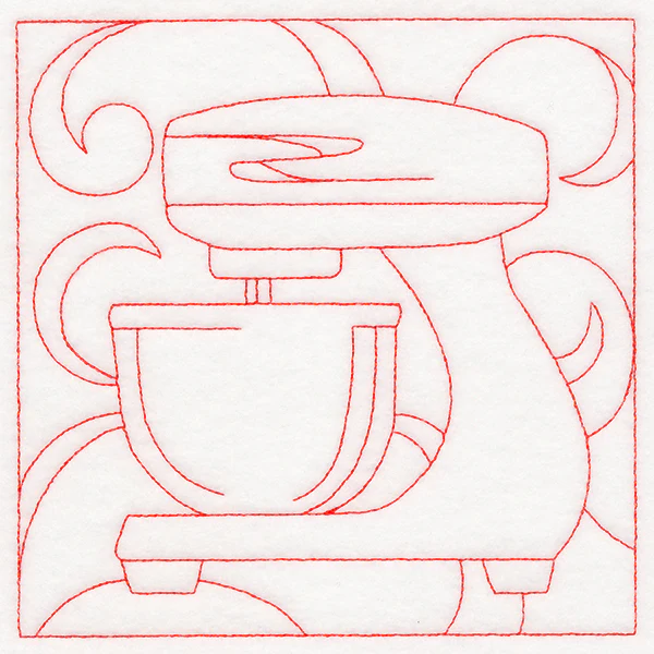 Cozy Kitchen Quilting - Stand Mixer (Double Run) - Image 3