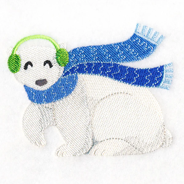 Cozy Winter Polar Bear - Image 3