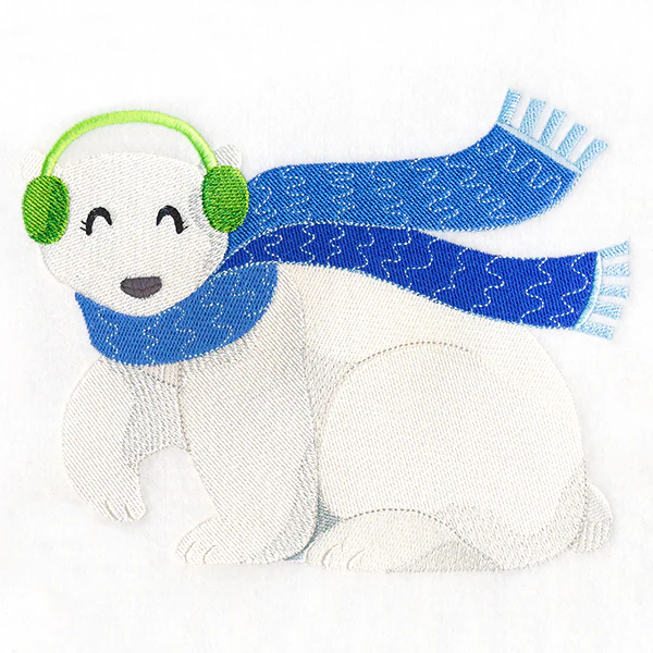 Cozy Winter Polar Bear - Image 4