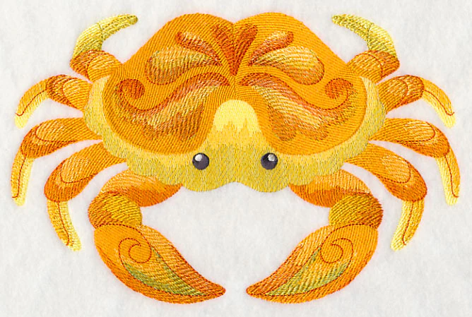 Crab in Watercolor