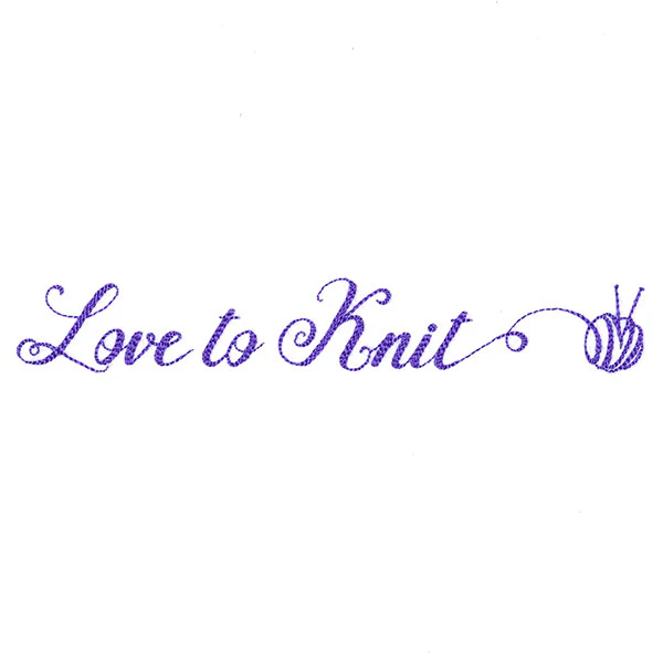 Crafty Calligraphy - Love to Knit - Image 4