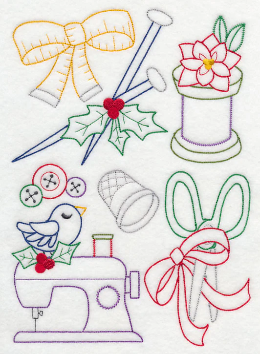 Crafty Christmas Collage (Vintage)