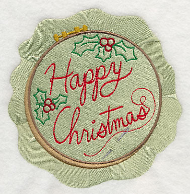 Crafty Christmas Embroidery - Happy - Image 3