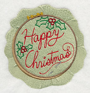 Crafty Christmas Embroidery - Happy - Image 4