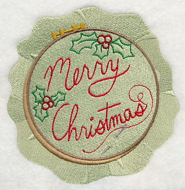 Crafty Christmas Embroidery - Merry - Image 3