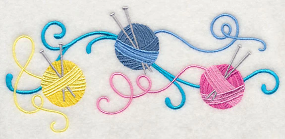 Crafty Knitting Border - Image 3