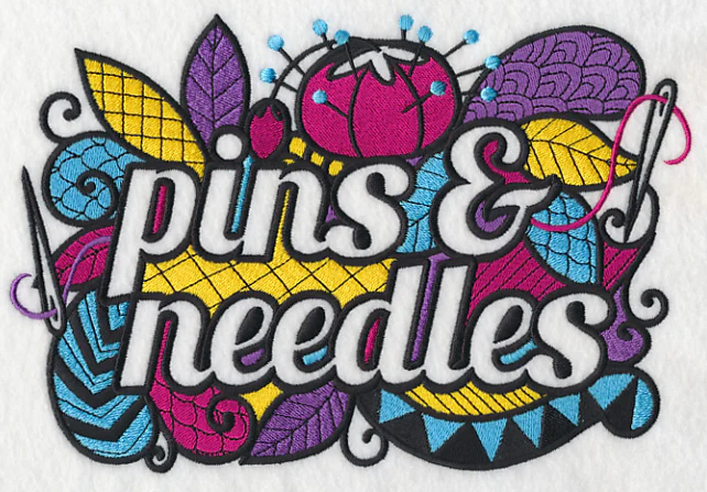 Crafty Pins and Needles (Blackwork) - Image 2