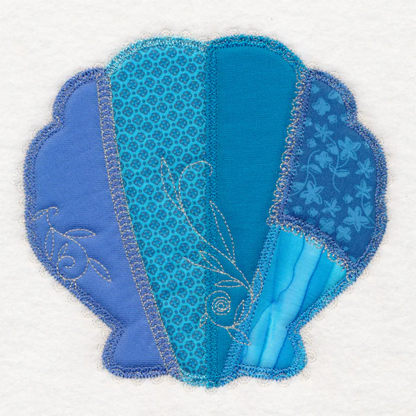 Crazy Patchwork Seashell (Heirloom Applique) - Image 3