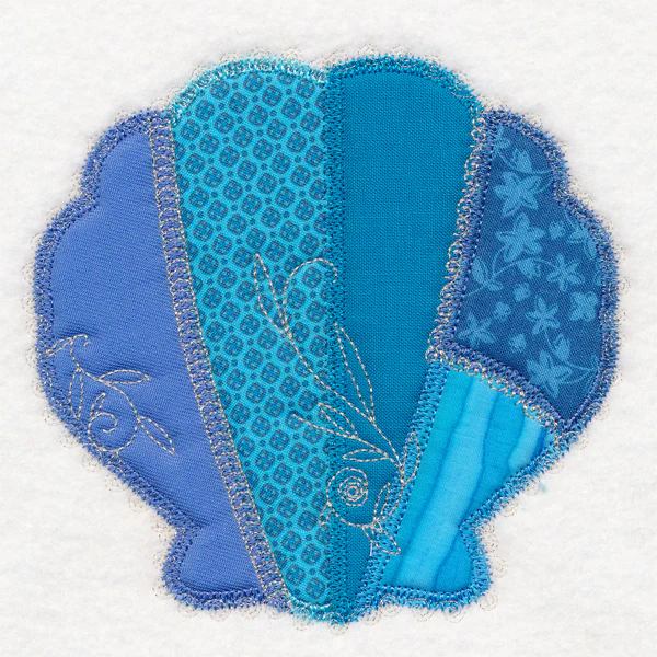 Crazy Patchwork Seashell (Heirloom Applique) - Image 4
