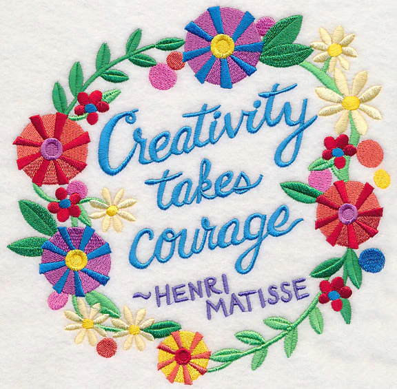 Creativity Takes Courage Wreath - Image 6