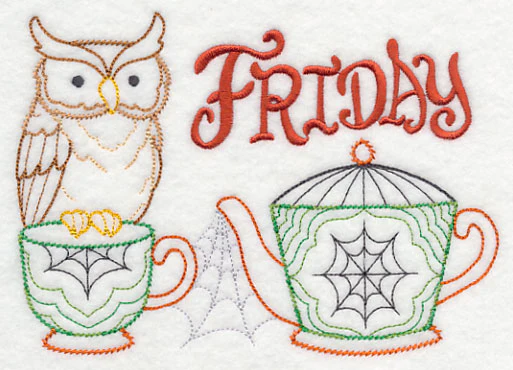 Creepy Tea on Friday (Vintage)