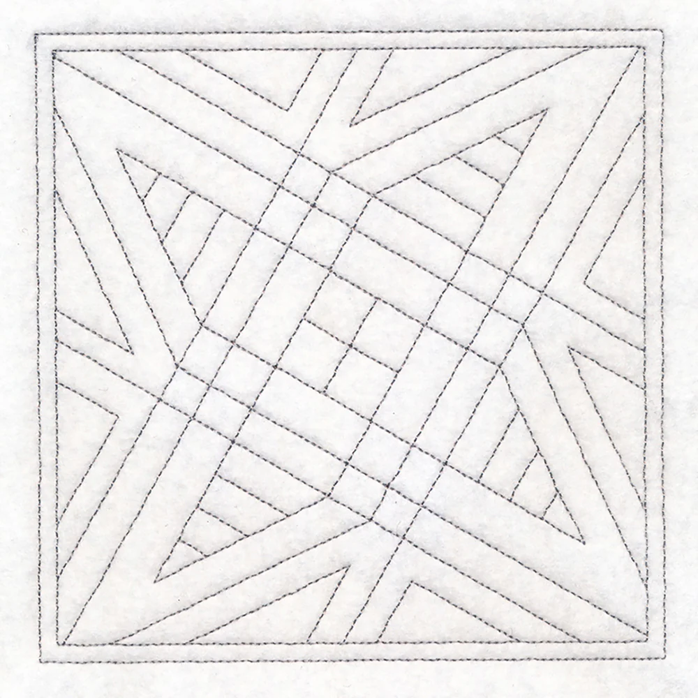Crosshatch Quilting Square - Image 4