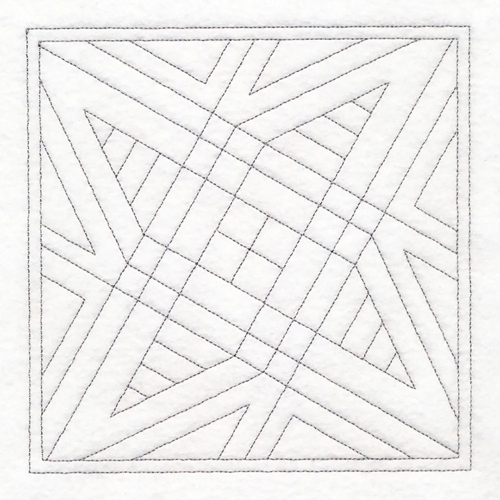 Crosshatch Quilting Square - Image 5