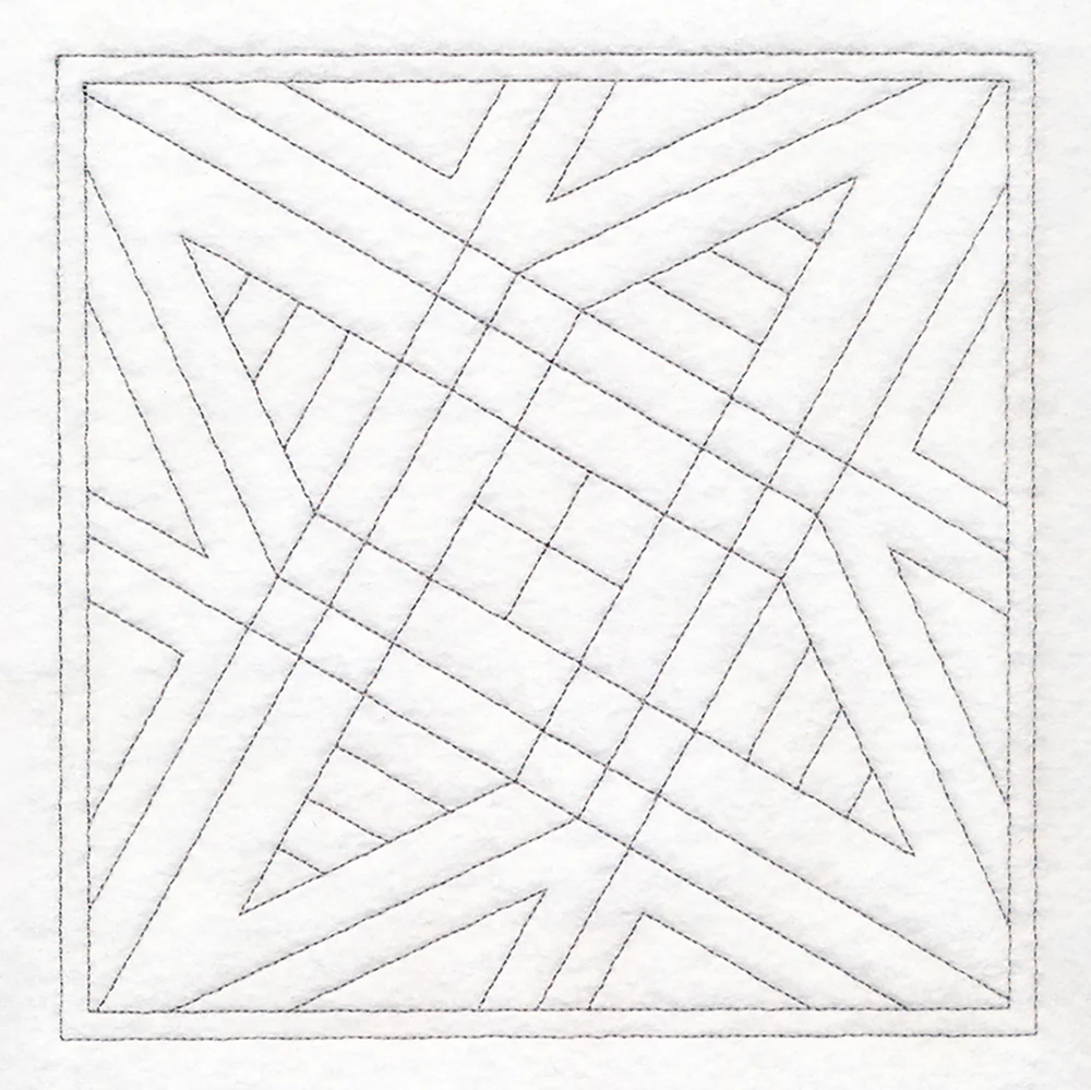 Crosshatch Quilting Square - Image 9