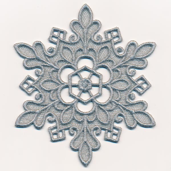 Crystal Snowflake Gift Topper (Lace) - Image 4