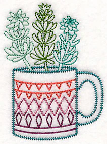 Cup o' Succulent - Sedum (Vintage) - Image 5