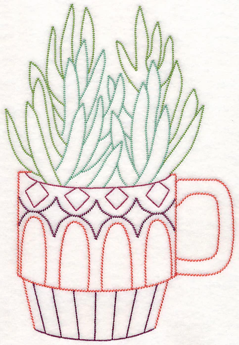 Cup o' Succulent - Senecio (Vintage) - Image 6